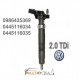 INJECTEUR BOSCH 0445116034 0986435369 autodiag78.com