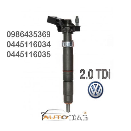 INJECTEUR BOSCH 0445116034 0986435369 autodiag78.com