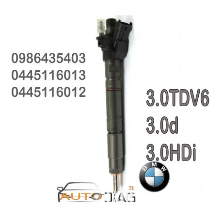 INJECTEUR BOSCH 0445116013 - 0445116012 0986435403 autodiag78.com