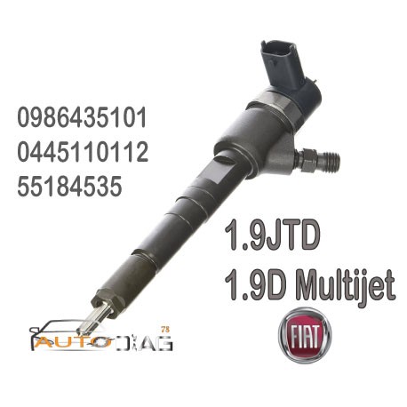 INJECTEUR BOSCH 0445110112 FIAT 0986435101 autodiag78.com