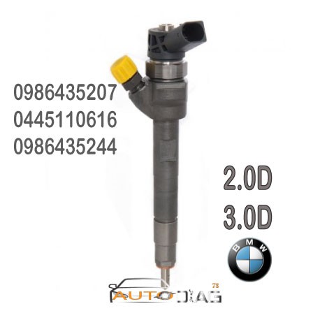 INJECTEUR BOSCH 0445110616 - 0445110478 0986435207 - 0986435244 autodiag78.com