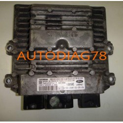 CALCULATEUR MOTEUR FORD FIESTA 1.4 TDCI SIEMENS 5WS40027J-T, 5WS40027JT, 2S6A-12A650-BK, 2S6A12A650BK, SID 802, 1BSE, J38AC
