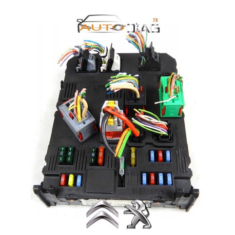 CALCULATEUR BSI SIEMENS E01 PEUGEOT CITROEN PSA RÉFÉRENCE-9653667580-S118085320E-6580T3-6580T4