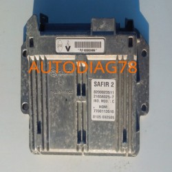 CALCULATEUR ECU TWINGO SAFIR SAGEM PLF 7700108452 HOM7700105560 HOM 7700105560 Calculateur Moteur|autodiag78