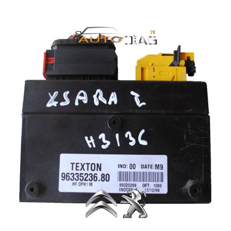 Uch bsi AutoCALCULATEUR TEXTON CPH1 PEUGEOT CITROEN PSA RÉFÉRENCE-96335236.80 BSI / PSA - (PEUGEOT CITROËN)|autodiag78