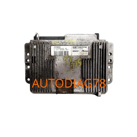 CALCULATEUR MOTEUR RENAULT SCENIC 1.6 SIEMENS S115300121B, S115300121 B, 115300121, HOM7700875745, 7700875745, 7700111891 Cal...