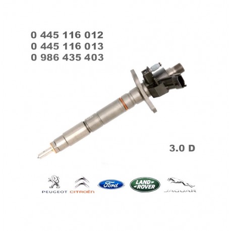 Injecteur 3.0 range rover jaguar 0445116051 0445116013 0445117053