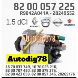 Pompe à Injection Réusiné Dacia Nissan Renault Suzuki 1.5 DCI Delphi R9042A014A