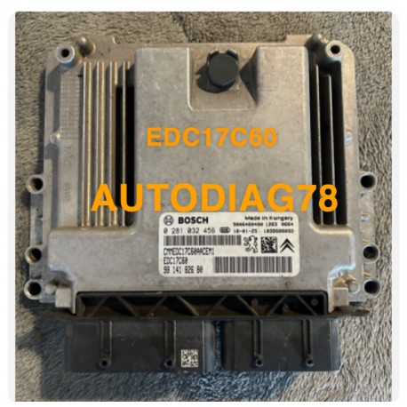 Calculateur Moteur Peugeot Citroen Bosch 0 281 032 456, 0281032456 EDC17C60 98 141 826 80, 9814182680, 9806460480 0281031043 ...
