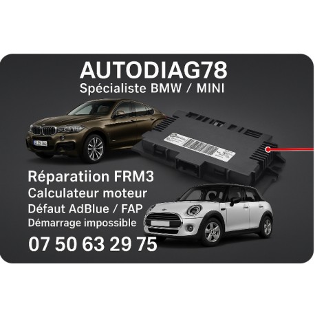 Réparation FRM 3 bmw mini Cooper - autodiag78.com