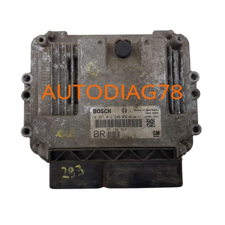 CALCULATEUR MOTEUR OPEL ZAFIRA 1.9 CDTI Z19DT Z19DTL Z19DTH 55198922 BR, BOSCH 0281012549 , 0 281 012 549, 55556262, 6235411