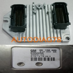CALCULATEUR MOTEUR OPEL VECTRA B 1.8 Z18XE SIEMENS 5WK9 154, 5WK9154, GM 09 158 689, 09158689 Calculateur Moteur|autodiag78