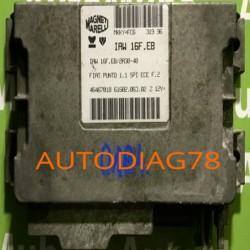 CALCULATEUR MOTEUR FIAT PUNTO 1.1 IAW16FEB, IAW16F.EB, IAW 16F.EB/2A30-40 46467018 6160206302, 61602.063.02