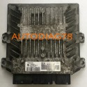 CALCULATEUR MOTEUR FIAT SCUDO2.0 16V MJT, 5WS40615C-T, 5WS40615CT,SIEMENS SID803A, SW9665100380, HW9661642180