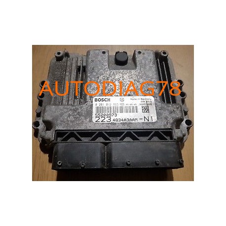 CALCULATEUR MOTEUR FIAT DOBLO 1.9 JTD, BOSCH 0 281 012 865, 0281012865, 55200973 Calculateur Moteur|autodiag78