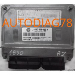 CALCULATEUR MOTEUR VW VOLKSWAGEN FOX 1.2 BMD 03D906033H, 03D 906 033 H, SIEMENS 5WP44238 02 , BENZIN SIMOS 3PG 7000