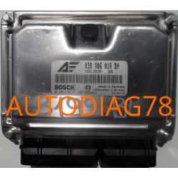 CALCULATEUR MOTEUR VW SHARAN 1.9 TDI 038906019BH, 038 906 019 BH, BOSCH 0281011199, 0 281 011 199, DIESEL EDC15P+ 5630 Calcul...