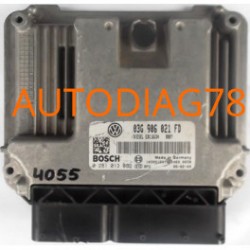 CALCULATEUR MOTEUR VW VOLKSWAGEN GOLF 1.9 TDI 03G906021FD, 03G 906 021 FD, BOSCH 0 281 013 089, 0281013089, DIESEL EDC16U34 C...