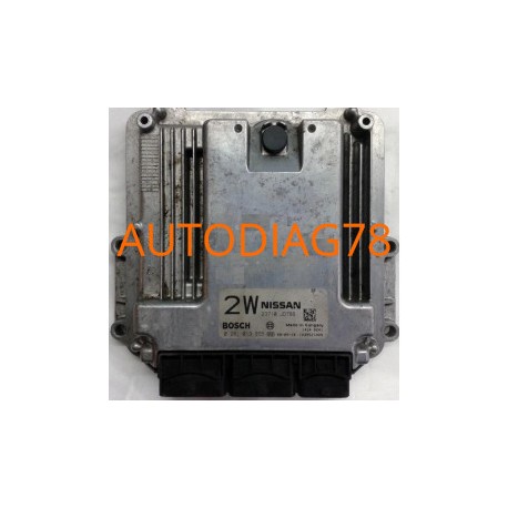 CALCULATEUR MOTEUR NISSAN QASHQAI 2.0 DCI BOSCH 0281013855, 0 281 013 855, 23710JD78B 2W, 23710-JD78B, 23710 JD78B Calculateu...