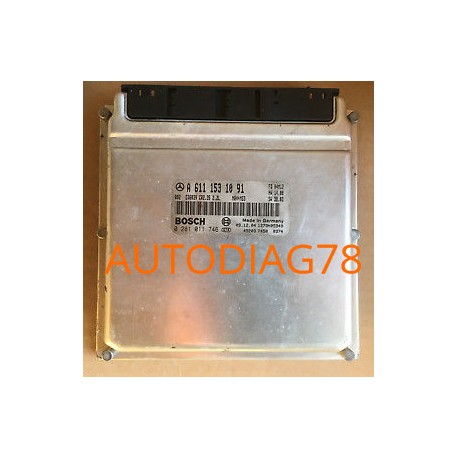 CALCULATEUR MOTEUR MERCEDES SPRINTER 211 2.2 220 CDI BOSCH 0 281 011 746, 0281011746, A 611 153 10 91, A6111531091 Calculateu...