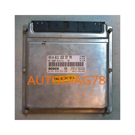 CALCULATEUR MERCEDES VITO W639 W211 A 646 153 18 91 A6461531891 0 281 011 973 0281011973 EDC16C2 CR3.31 2.2L Calculateur Mote...