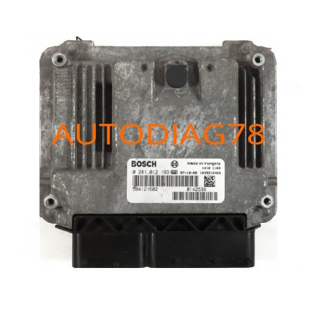 CALCULATEUR MOTEUR IVECO DAILY 3.0 HDI BOSCH 0281012193, 0 281 012 193, 504121602, 1039S12469 Calculateur Moteur|autodiag78