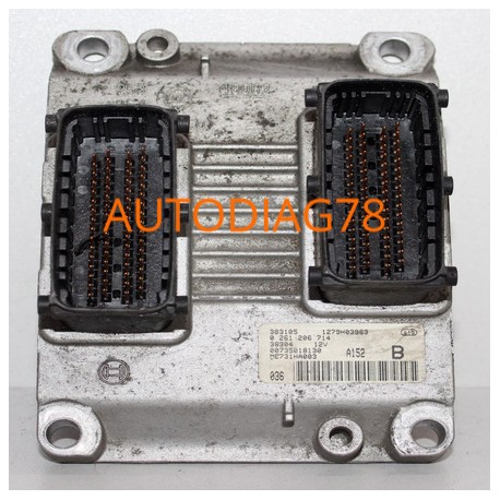 CALCULATEUR MOUTEUR ALFA ROMEO 00551918440 Bosch 0 261 208 320, 0261208320, ME7.3.1 Calculateur Moteur|autodiag78