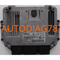 CALCULATEUR MOTEUR PEUGEOT 207 1.4 HDI, EDC16C34 BOSCH 0 281 012 529, BOSCH 0281012529, EDC16C34, 96 634 758 80, 9663475880