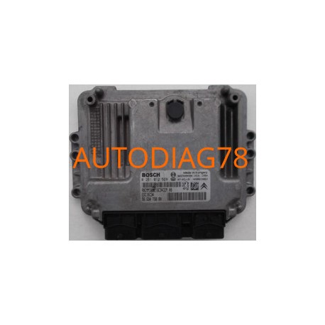 CALCULATEUR MOTEUR PEUGEOT 207 1.4 HDI, EDC16C34 BOSCH 0 281 012 529, BOSCH 0281012529, EDC16C34, 96 634 758 80, 9663475880 C...