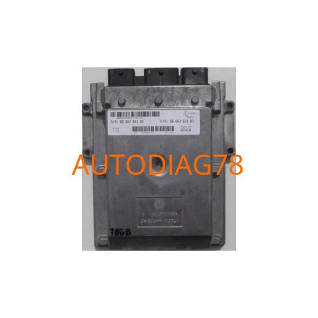 CALCULATEUR MOTEUR CITROEN JUMPER, 2.2 HDI, VISTEON, SW 96 664 845 80, SW9666484580, HW 96 663 602 80, HW9666360280 Calculate...
