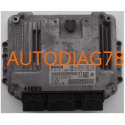 CALCULATEUR MOTEUR CITROEN PEUGEOT 1.6 HDI BOSCH 0 281 011 802, 0281011802, 96 568 411 80, 9656841180