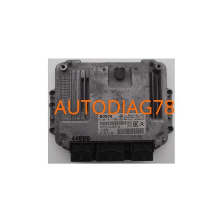 CALCULATEUR MOTEUR CITROEN PEUGEOT 1.6 HDI BOSCH 0 281 011 802, 0281011802, 96 568 411 80, 9656841180 Calculateur Moteur|auto...