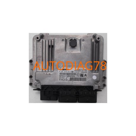 CALCULATEUR MOTEUR PEUGEOT 206, CITROEN 1.4 HDI, BOSCH 0 281 016 711, 0281016711, 96 760 892 80, 9676089280, EDC17C10 Calcula...
