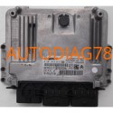 CALCULATEUR MOTEUR PEUGEOT 206, CITROEN 1.4 HDI, BOSCH 0 281 016 711, 0281016711, 96 760 892 80, 9676089280, EDC17C10