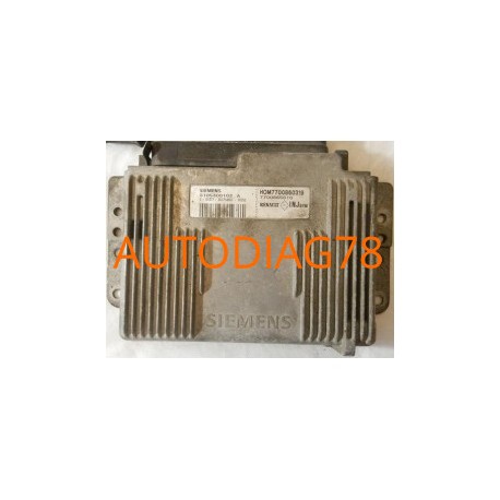 CALCULATEUR MOTEUR RENAULT MEGANE 1.6 8V, S105300103 B, HOM7700860319, 7700102267 Calculateur Moteur|autodiag78