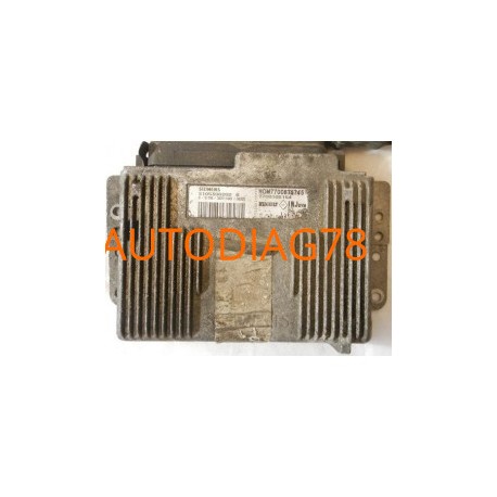 CALCULATEUR MOTEUR RENAULT SCENIC 1.6 SIEMENS S105300202B, S105300202 B, 105300202, HOM7700875745, 7700875745, 7700105154 Cal...