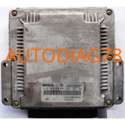 CALCULATEUR MOTEUR RENAULT MEGANE SCENIC 1.9 DCI BOSCH 0281010819, 0 281 010 819, HOM8200039569, HOM 8200039569, 8200166362 C...