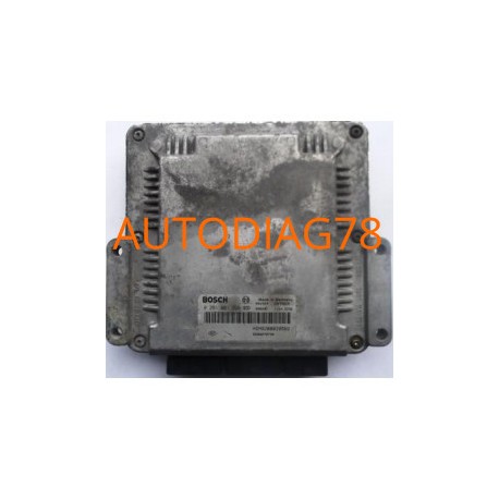 CALCULATEUR MOTEUR VIERGE RENAULT LAGUNA 1.9 DCI BOSCH 0281001934, 0 281 001 934 HOM8200039569, HOM 8200039569, 8200078730 Ca...